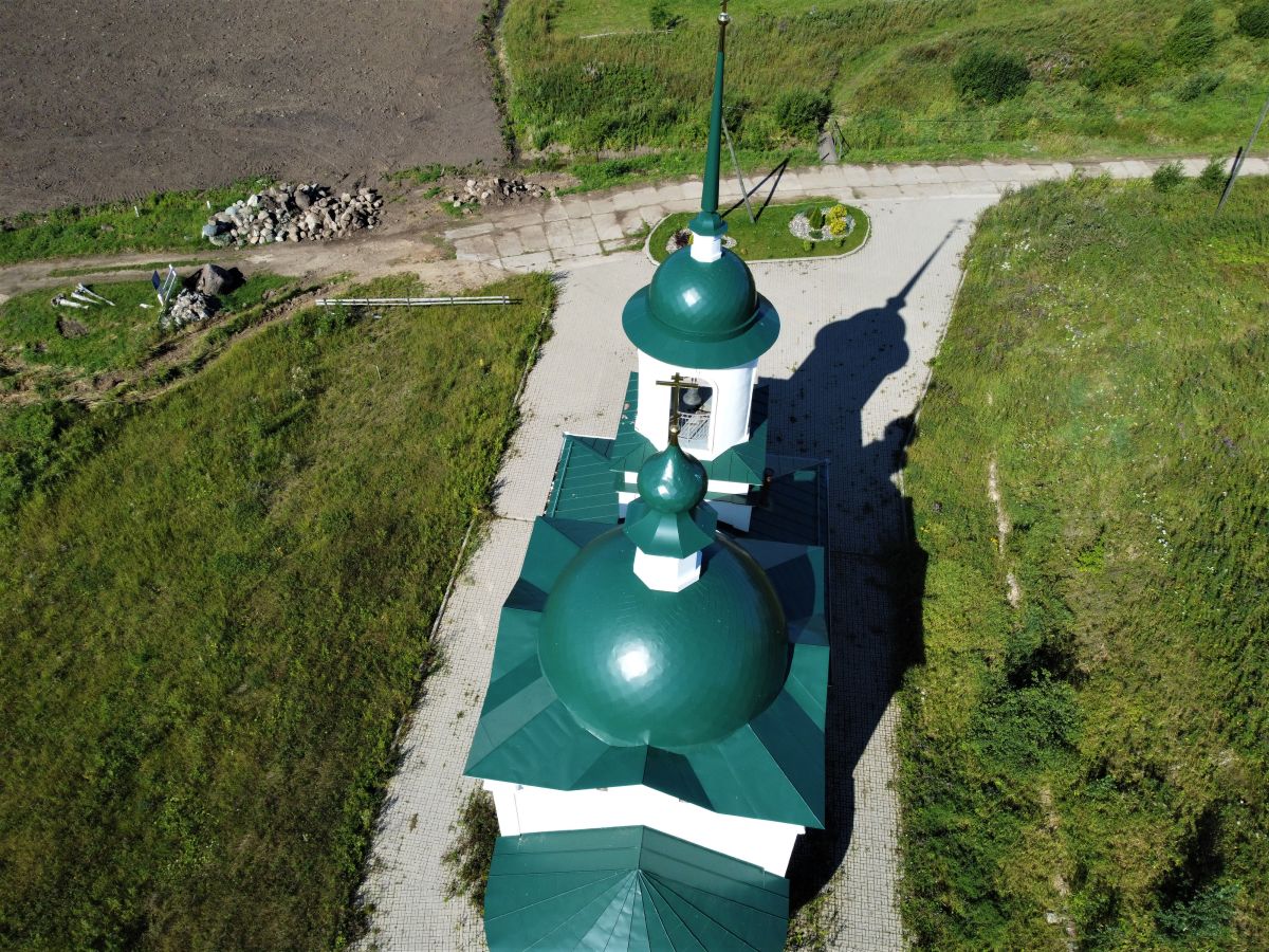 Церковь Георгия Победоносца, Троицкое (Вашкинский район, Вологодская область). архитектурные детали