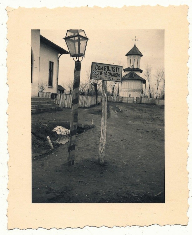 Церковь Николая Чудотворца, Рожиште (Долж, Румыния). архивная фотография, Фото 1941 г. с аукциона e-bay.de