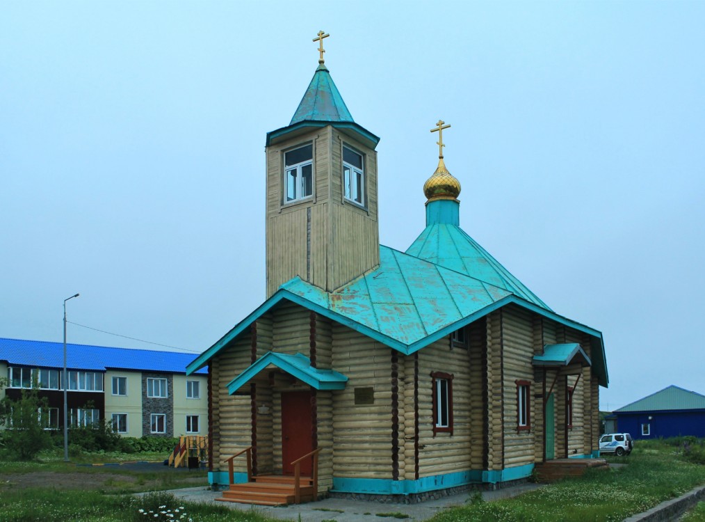 Церковь Иннокентия, митрополита Московского, Северо-Курильск (Северо-Курильский городской округ, Сахалинская область). фасады, Фото Анастасии Крутиковой