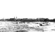 Церковь Зосимы и Савватия Соловецких, Храм второй слева. Фото 1919 года<br>, Сорока, Беломорский район, Республика Карелия