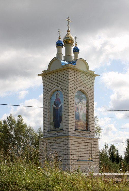 Неизвестная часовня, Дворищи (Киржачский район, Владимирская область). фасады, Вид с северо-запада