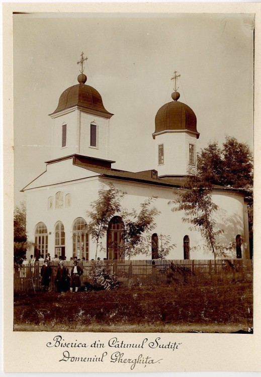 Церковь Рождества Пресвятой Богородицы, Судици (Илфов, Румыния). архивная фотография, Частная коллекция. Фото 1910-х годов