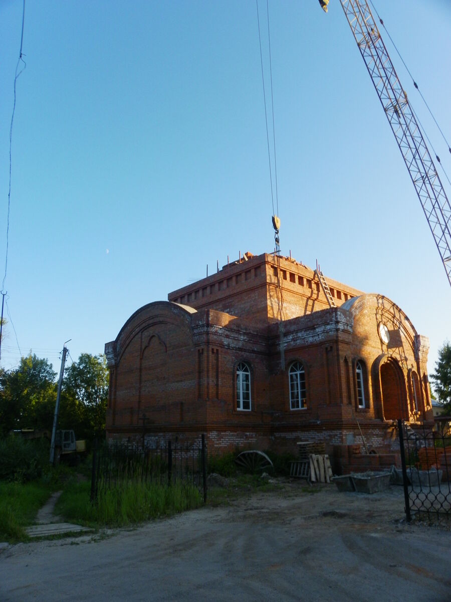 Церковь Преображения Господня (новая), Полотняный Завод (Дзержинский район, Калужская область). документальные фотографии