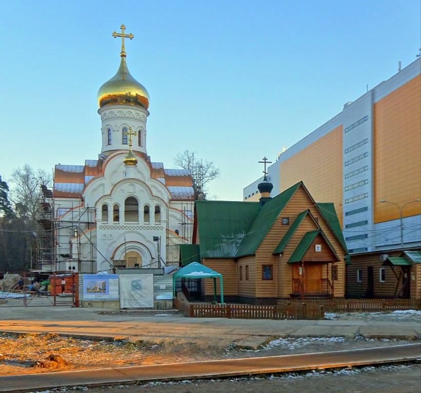 Щукино. Церковь Николая Чудотворца в Щукине (новая). фасады