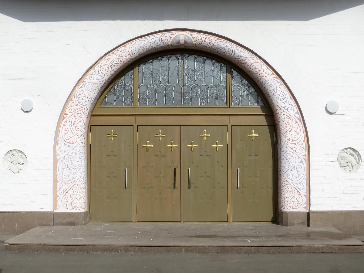 архитектурные детали. Церковь Тихона, Патриарха Всероссийского, Северное Тушино (Северо-Западный административный округ (СЗАО), г. Москва)