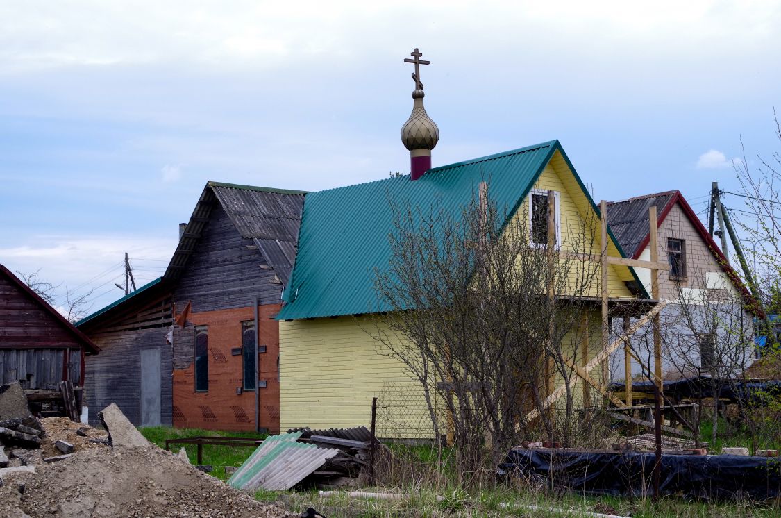 Церковь Аввакума протопопа, Екабпилс (Екабпилсский край, Латвия). фасады, Храм в процессе строительства.