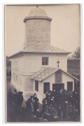 Церковь Димитрия Солунского, Фото 1939 г. из приходского архива<br>, Халеш, Бузэу, Румыния