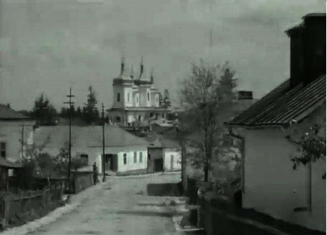 Церковь Георгия Победоносца, Роман (Нямц, Румыния). архивная фотография, Немецкая кинохроника 1941 г.