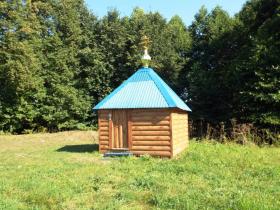 Первой бригады совхоза, посёлок. Часовня Тихвинской иконы Божией Матери