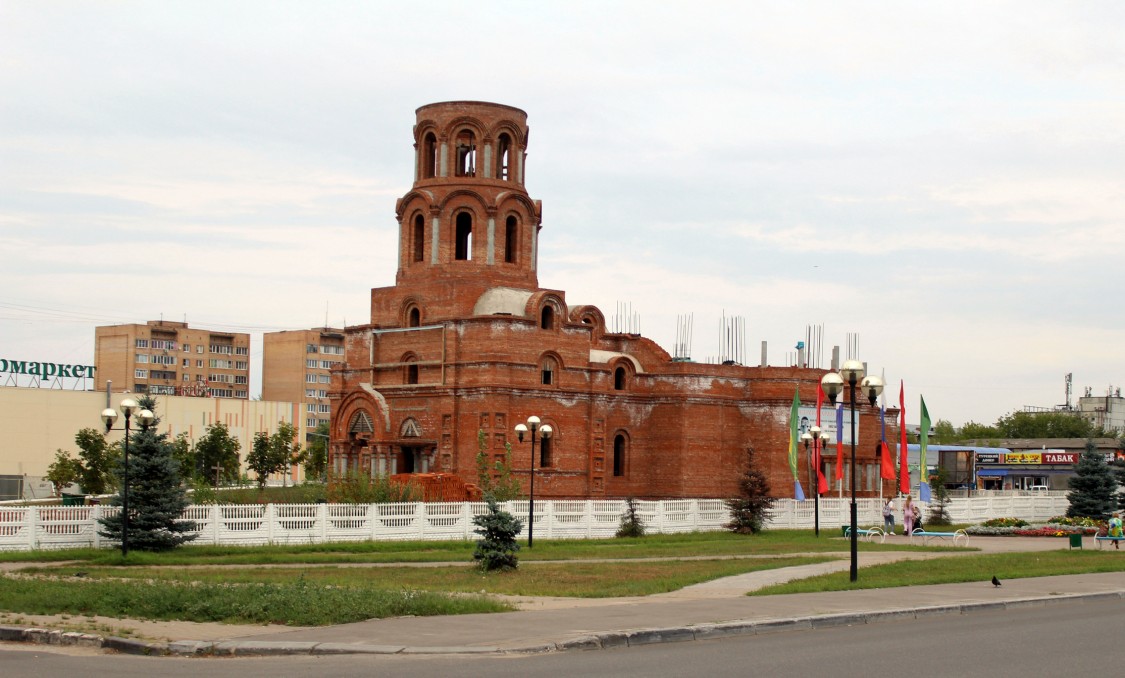 Шатура. Церковь Николая Чудотворца (строящаяся). документальные фотографии