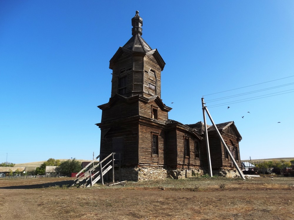 Церковь Покрова Пресвятой Богородицы (старая), Покровка (Кваркенский район, Оренбургская область). фасады