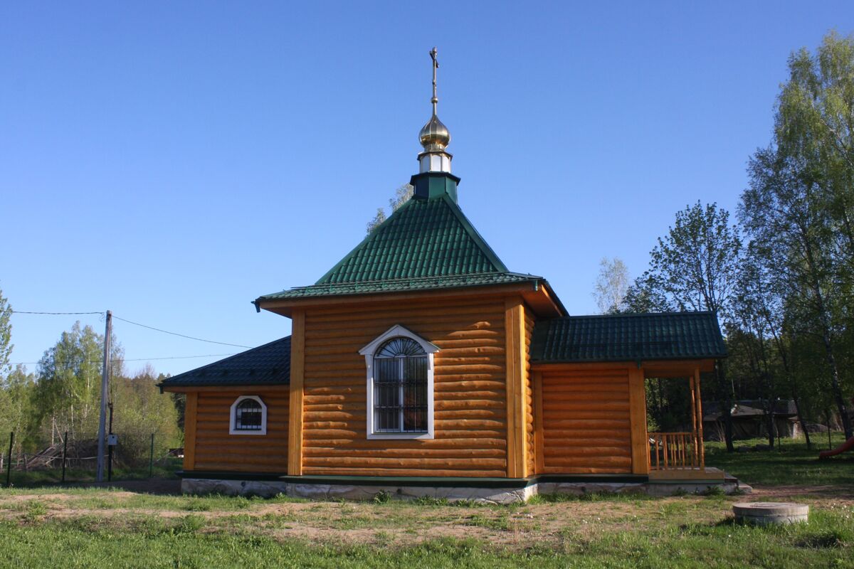 Касня. Церковь Сергия Радонежского. фасады
