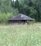Часовня Флора и Лавра, Старинный крест венчает часовню<br>, Ворожейка, Енисейский район, Красноярский край