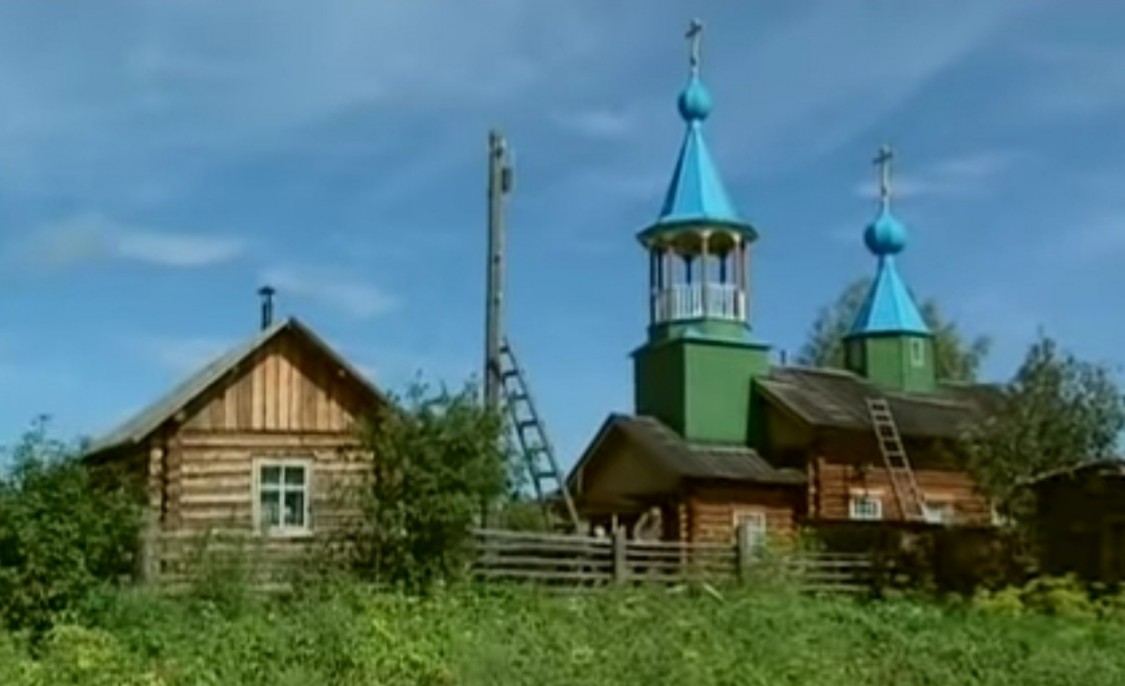 Церковь Николая Чудотворца, Гарь (Асиновский район, Томская область). общий вид в ландшафте