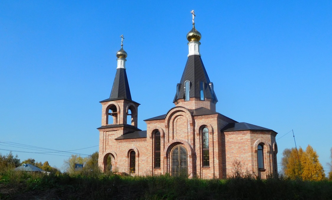 Церковь Николая Петроградского (Розова), Жданово (Пильнинский район, Нижегородская область). общий вид в ландшафте