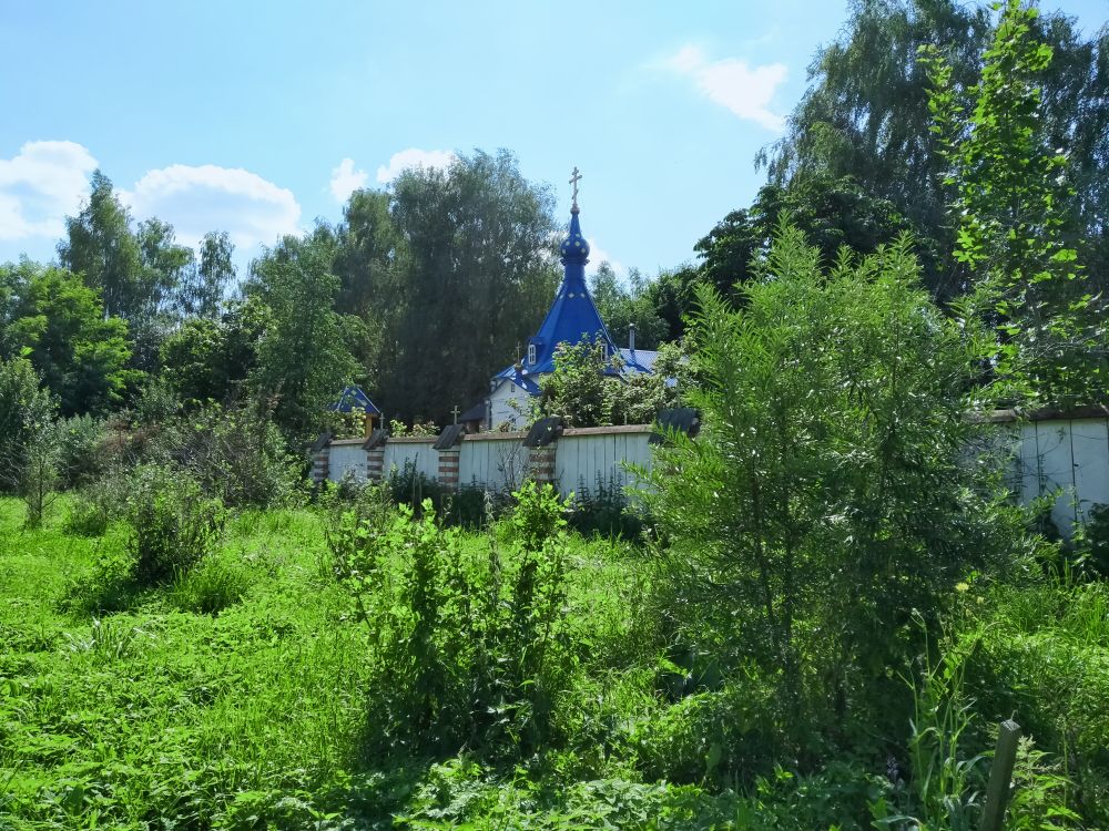 Старое Шамордино. Скит Казанской Амвросиевской пустыни. , скит (вид на церковь)