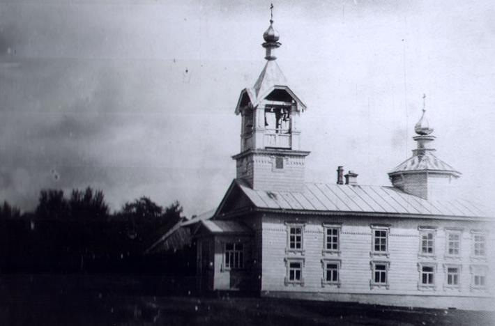 Церковь Благовещения Пресвятой Богородицы (единоверческая), Очёр (Очёрский район, Пермский край). архивная фотография, Старинное фото с сайта enc.permculture.ru