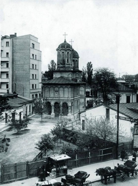 Бухарест, Сектор 1. Церковь Николая Чудотворца. архивная фотография, Частная коллекция. Фото 1932 г.