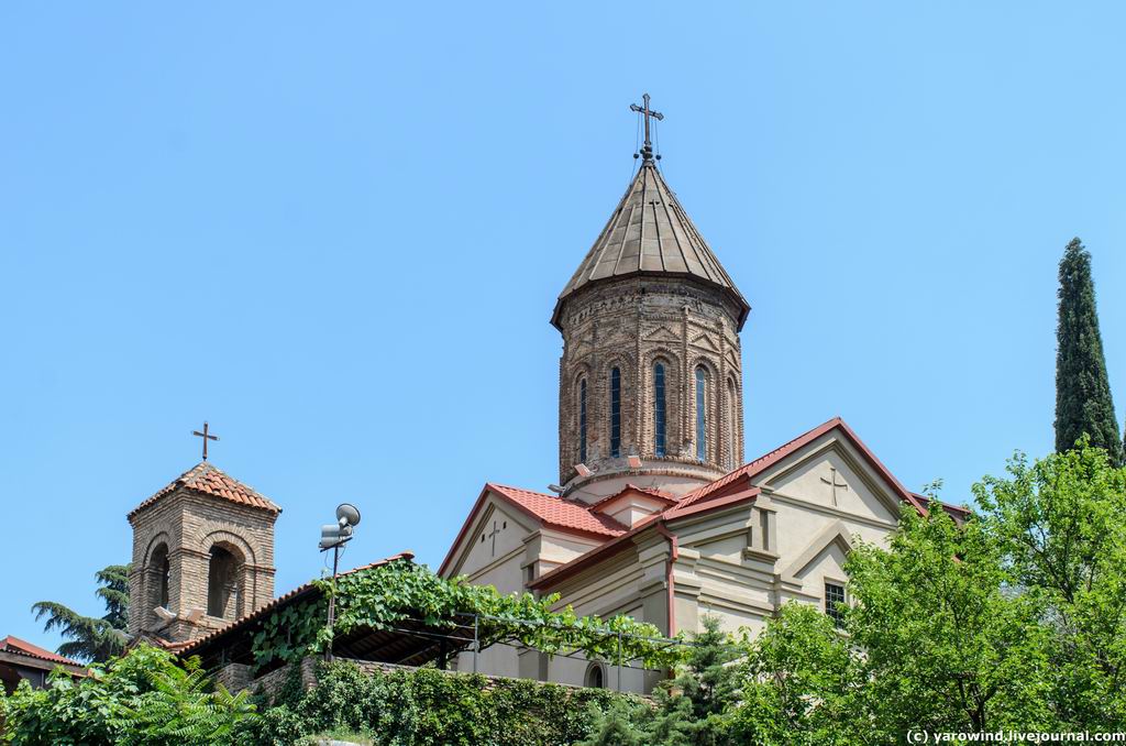 Грузия, Тбилиси, город, Тбилиси. Церковь Всех Святых, фотография. фасады