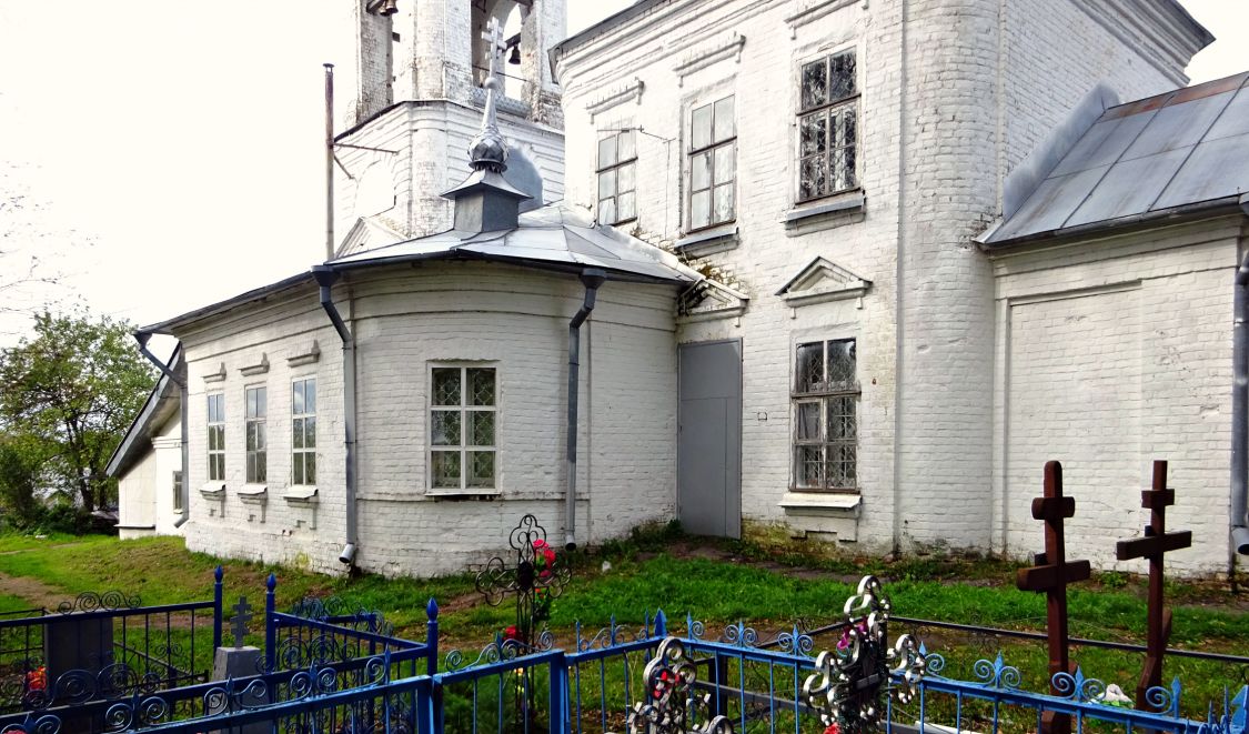 Церковь Казанской иконы Божией Матери, Ильинское (Апраксинское с/п) (Костромской район, Костромская область). архитектурные детали
