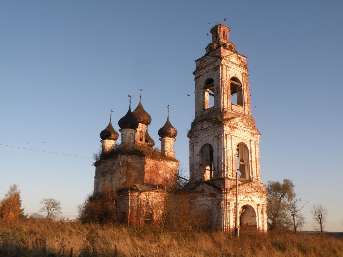 Церковь Введения во храм Пресвятой Богородицы, Буяково (Сусанинский район, Костромская область). фасады