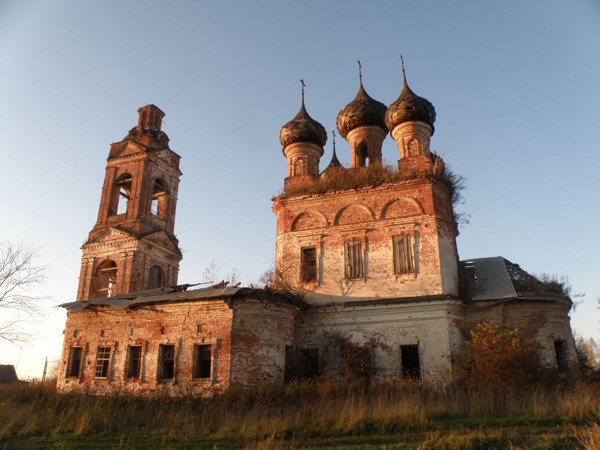 Церковь Введения во храм Пресвятой Богородицы, Буяково (Сусанинский район, Костромская область). фасады