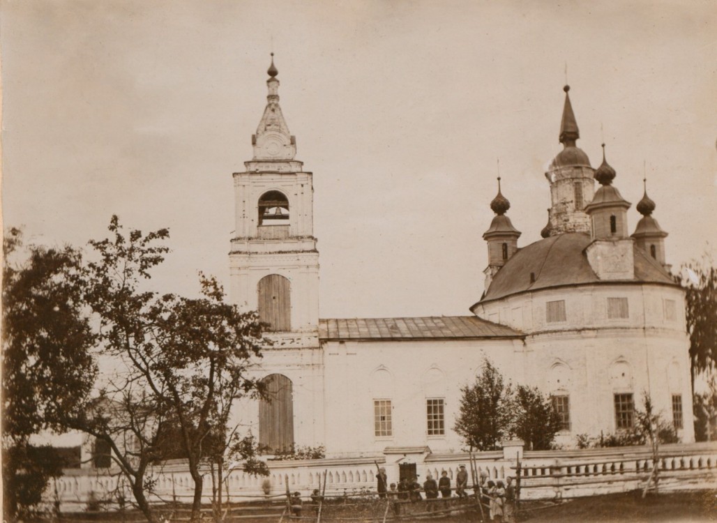 Спас-Выродки, урочище. Церковь Спаса Преображения. архивная фотография, Старинное фото из фондов Костромского государственного историко-архитектурного и художественного музея-заповедника