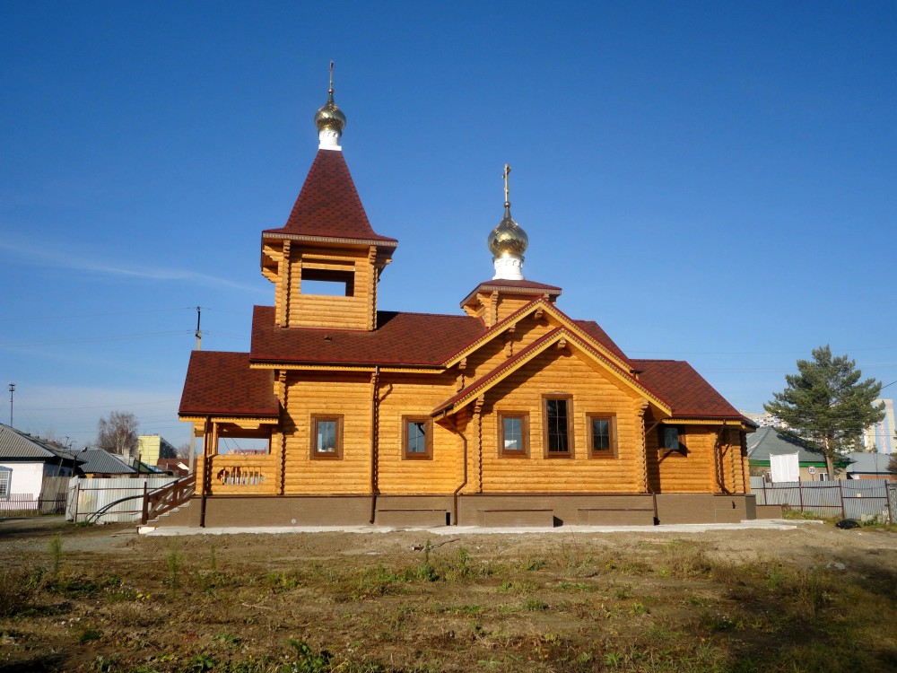 Новосибирск. Церковь Георгия Победоносца в Северном. фасады, Южная сторона