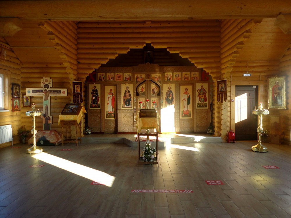 Церковь Георгия Победоносца в Северном, Новосибирск (Новосибирск, город, Новосибирская область). интерьер и убранство, Интерьер храма, иконостас