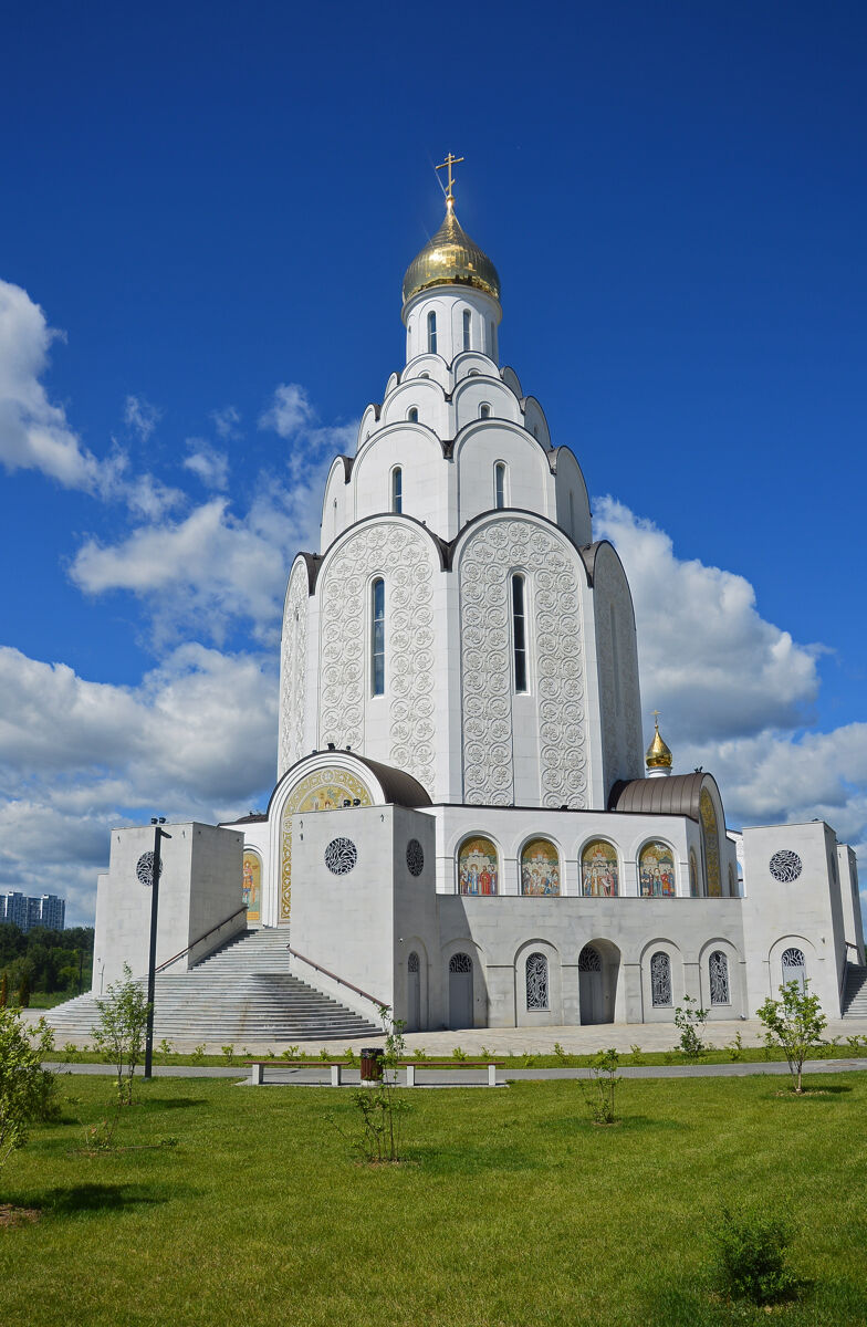 Церковь Владимира равноапостольного в Тушине, Покровское-Стрешнево (Северо-Западный административный округ (СЗАО), г. Москва). фасады