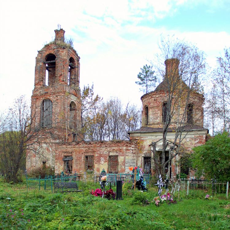 Церковь Казанской иконы Божией Матери, Носково (Сусанинский район, Костромская область). фасады