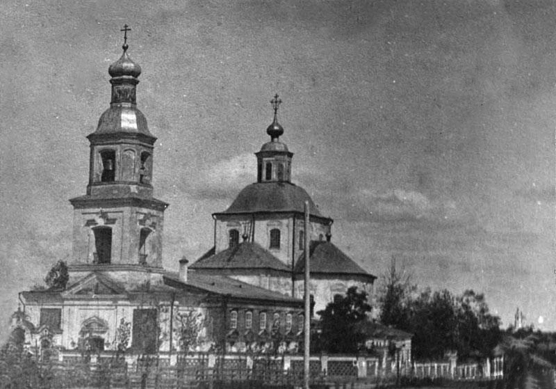 Острогожск. Церковь Богоявления Господня. архивная фотография, Фото 1910-х годов из фондов Острогожского краеведческого музея