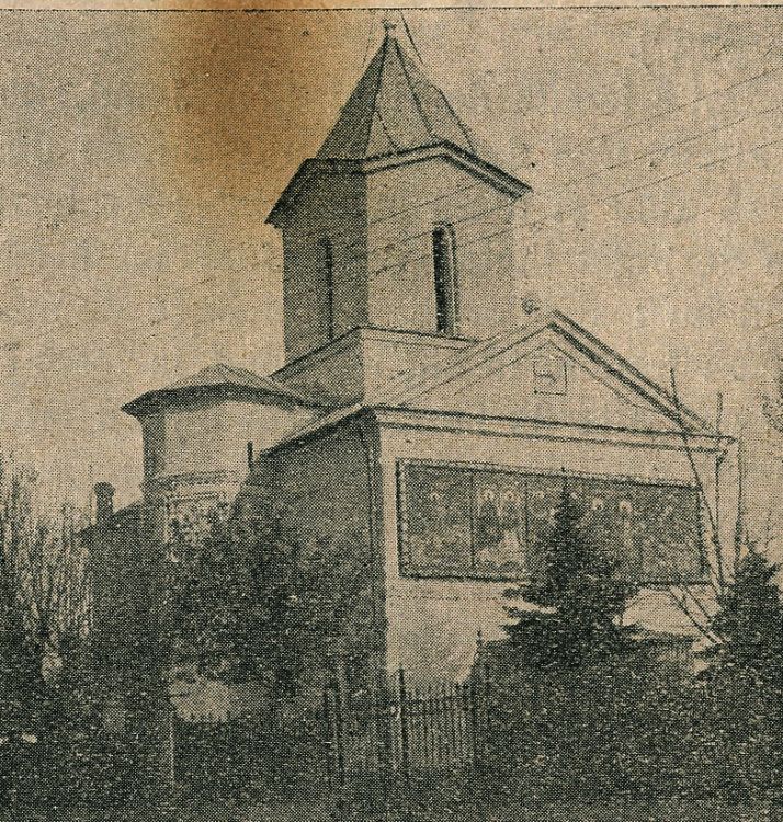 Крайова. Церковь Николая Чудотворца. архивная фотография, Фото 1900-х годов из приходского архива