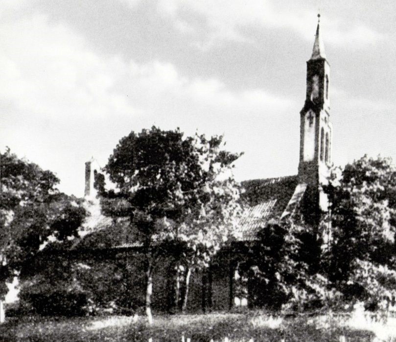 Церковь Екатерины, Луговое (Нестеровский городской округ, Калининградская область). архивная фотография, Фото 1930-х гг., источник: pastvu.com/p/640324