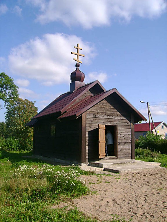 Часовня Августовской иконы Божией Матери, Чернышевское (Нестеровский городской округ, Калининградская область). фасады, Первоначальный вариант часовни