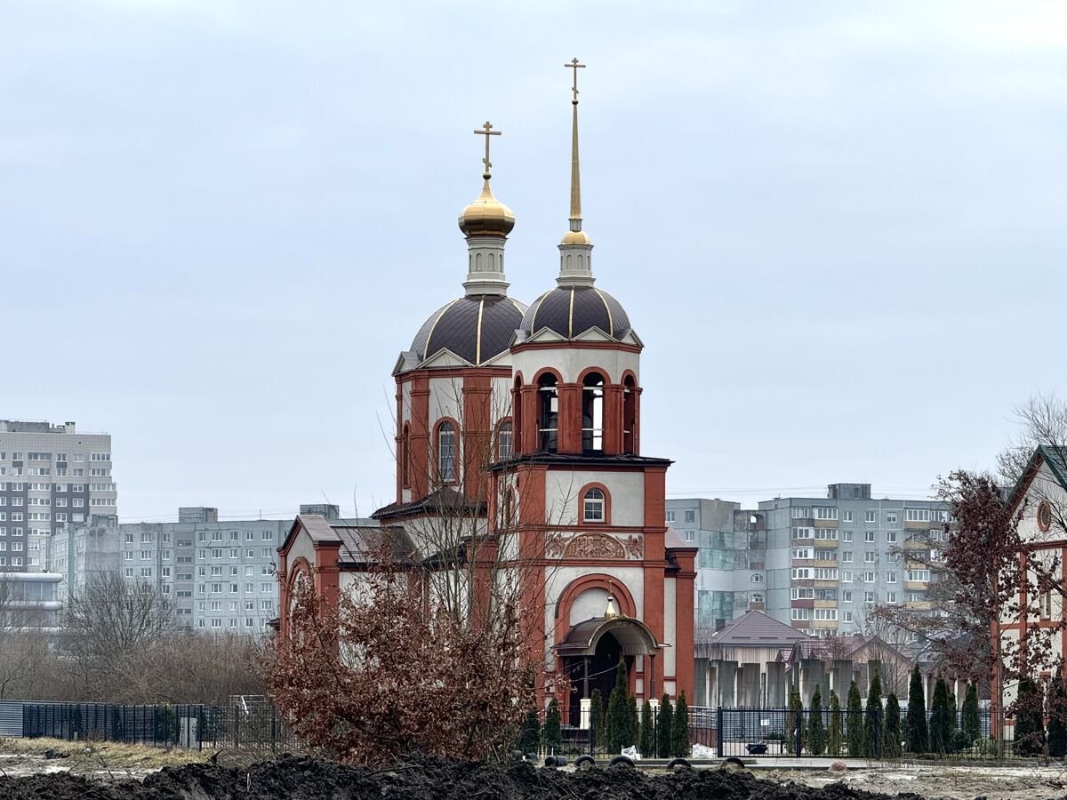 Церковь Сретения Господня, Калининград (Калининградский городской округ, Калининградская область). общий вид в ландшафте, Вид с северо-запада