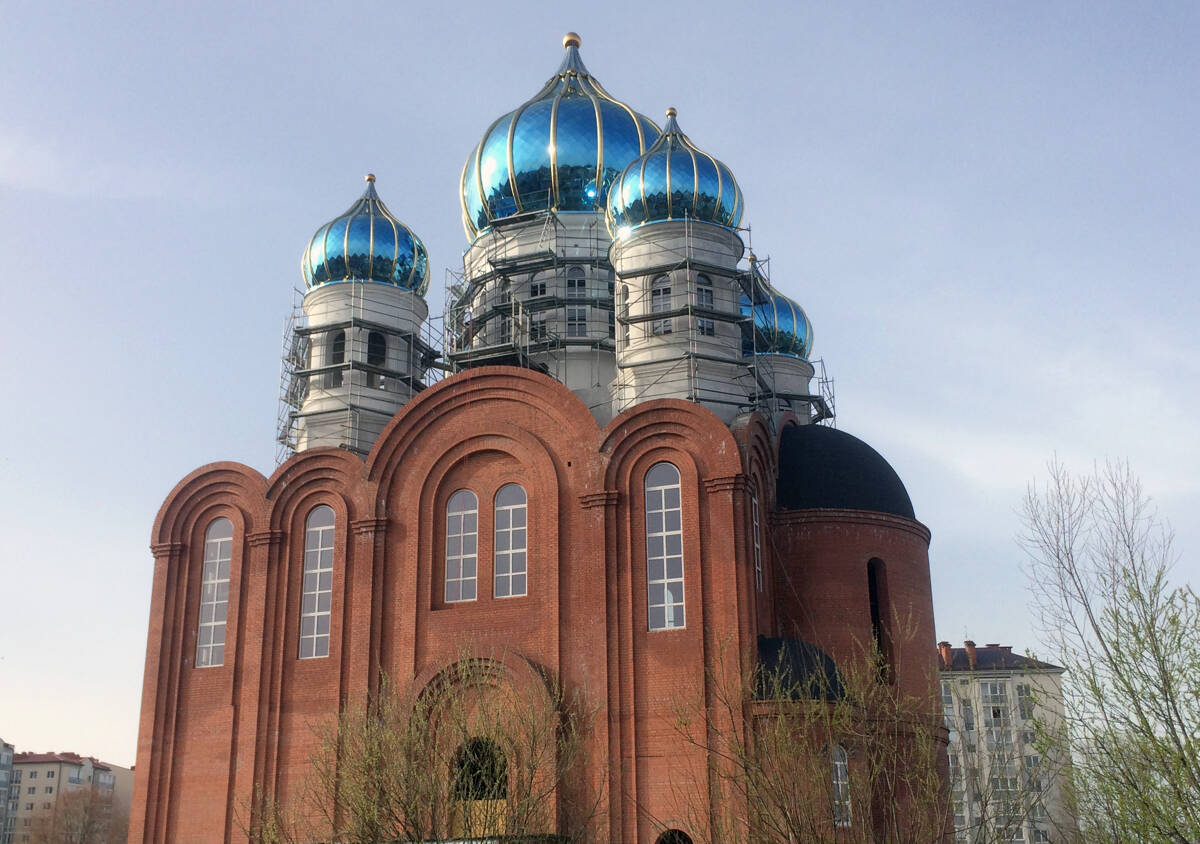 Церковь Успения Пресвятой Богородицы на Сельме (строящаяся), Калининград (Калининградский городской округ, Калининградская область). документальные фотографии