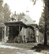 Церковь Сошествия Святого Духа, Храм на своём месте (до переноса в Новую Деревню) <br>, Пушкино, Пушкинский район и гг. Ивантеевка, Королёв, Московская область