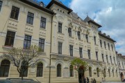 Часовня Никиты мученика при Богословском факультете "Андрей Сагуна" Сибиуского Лукьяно-Благинского университета, Главный фасад Богословского факультета, часовня во внутреннем дворике (вход только студентам и служащим)<br>, Сибиу, Сибиу, Румыния