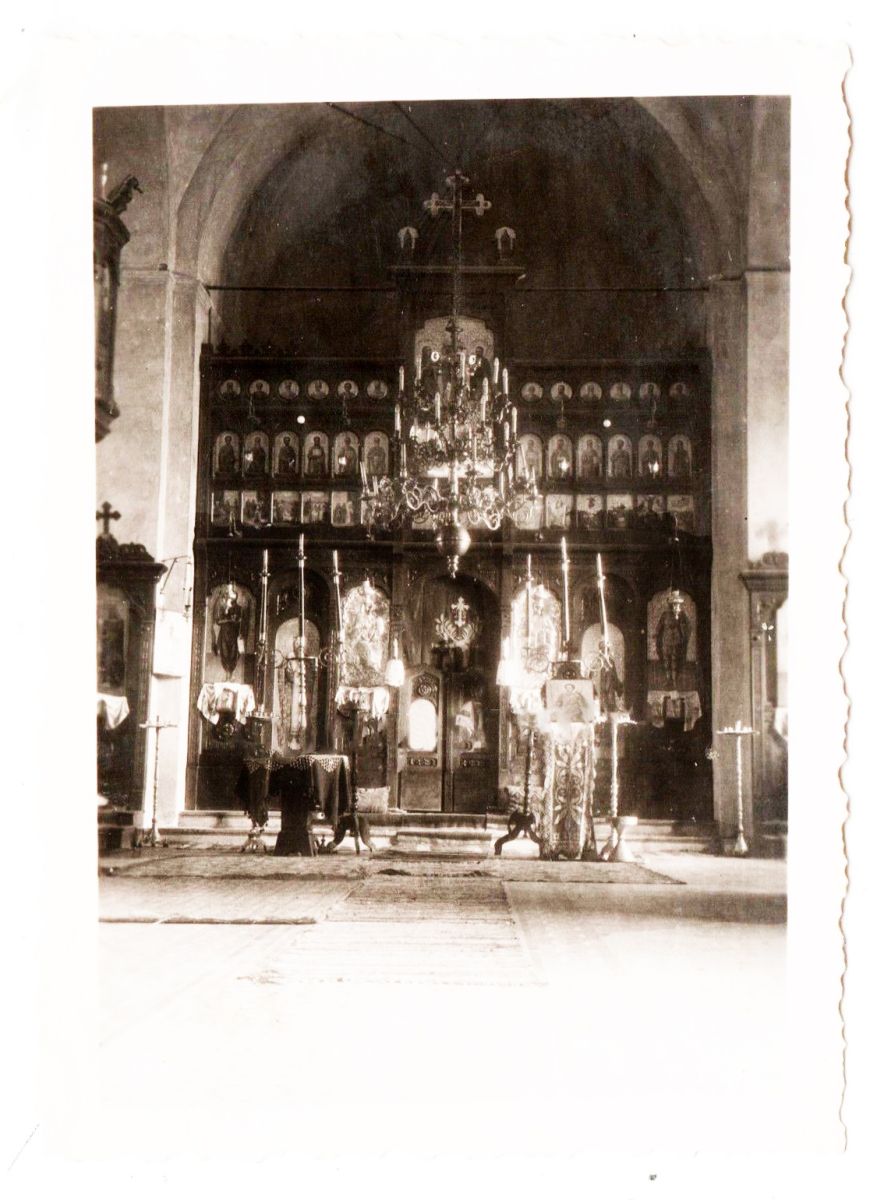 Церковь Георгия Победоносца, Мангалия (Констанца, Румыния). архивная фотография, Иконостас храма. Фото 1941 г. с аукциона e-bay.de