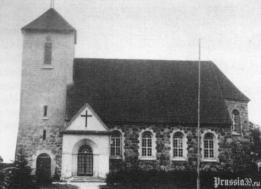 Церковь Иоанна Богослова, Сосновка (Полесский городской округ, Калининградская область). архивная фотография, Кирха Аугстагиррена, довоенное фото. Источник: http://www.prussia39.ru