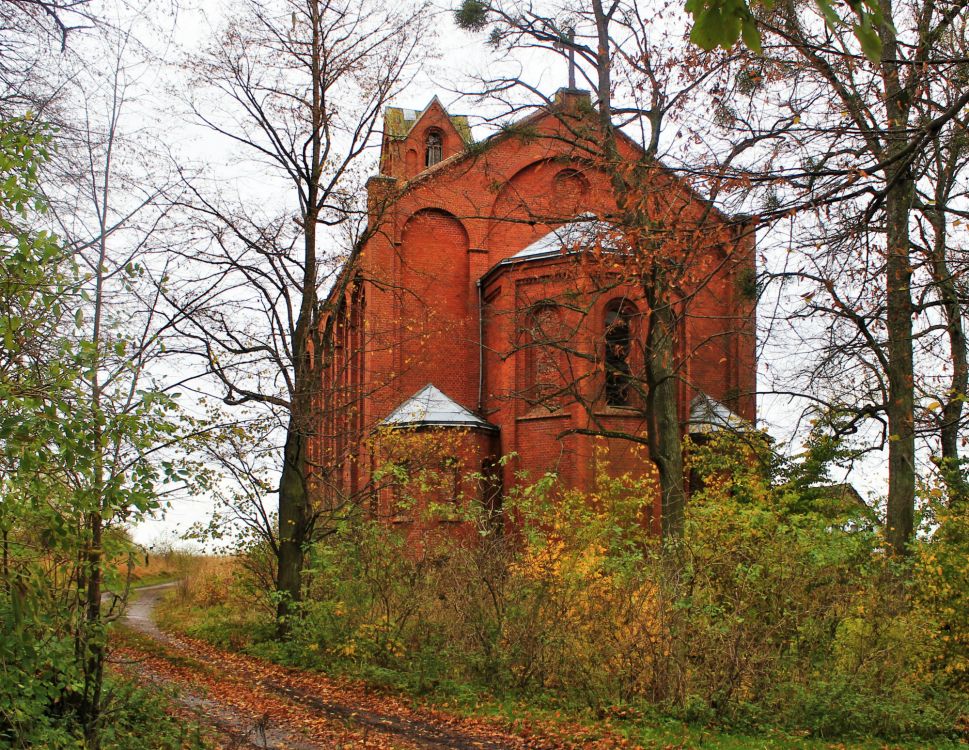 Неизвестная церковь, Большая Поляна (Гвардейский городской округ, Калининградская область). фасады