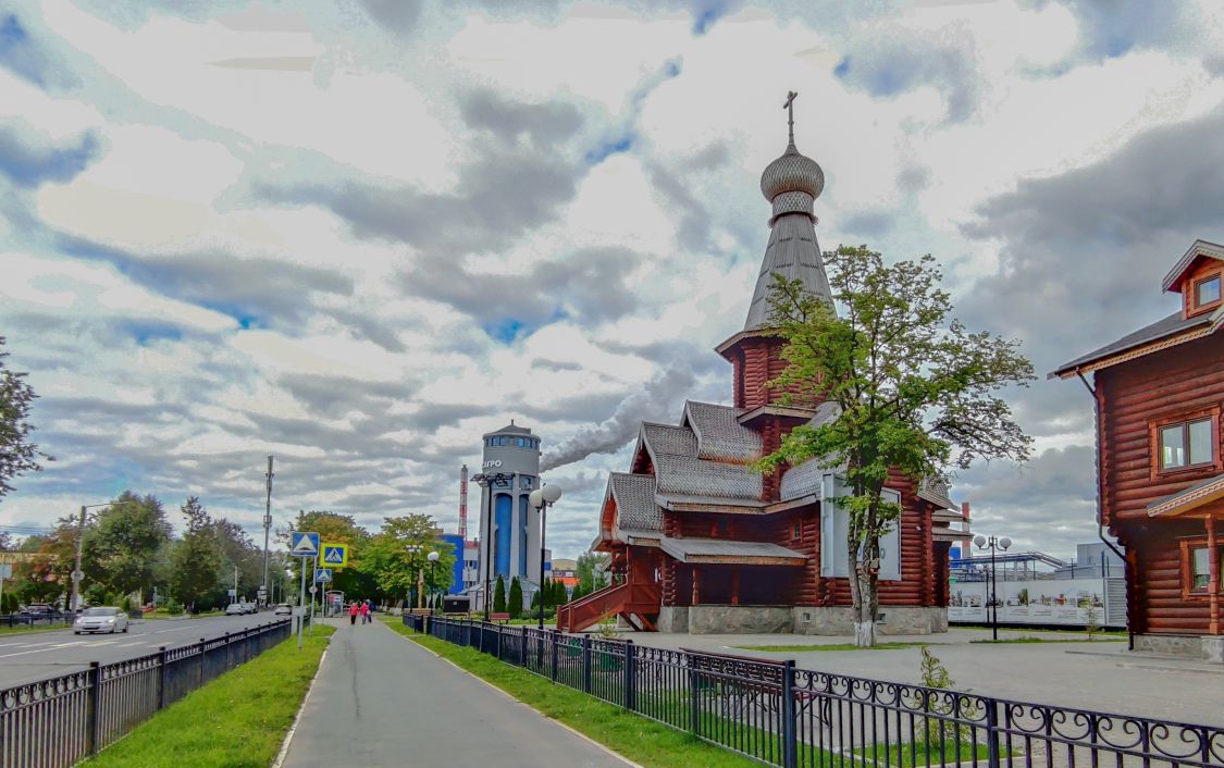 Собор Андрея Первозванного, Волхов, город (Волховский район, Ленинградская область). фасады, Вид с юго-запада