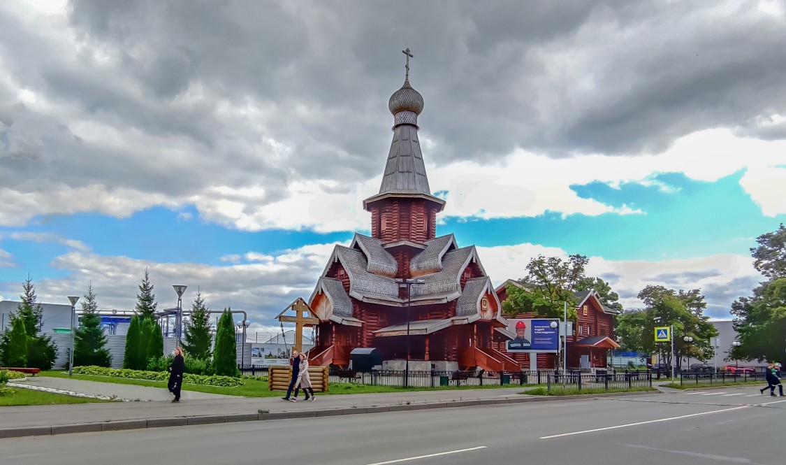 Собор Андрея Первозванного, Волхов, город (Волховский район, Ленинградская область). фасады, Вид с северо-запада