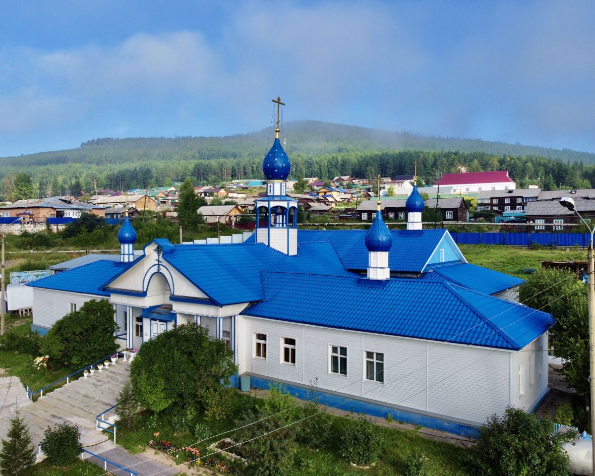 Церковь Успения Пресвятой Богородицы, Усть-Кут (Усть-Кутский район, Иркутская область). фасады, Вид с востока 