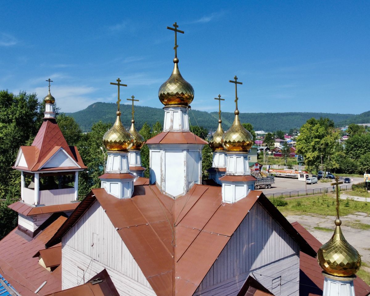 Церковь Спаса Нерукотворного Образа (новая), Усть-Кут (Усть-Кутский район, Иркутская область). архитектурные детали, Главы