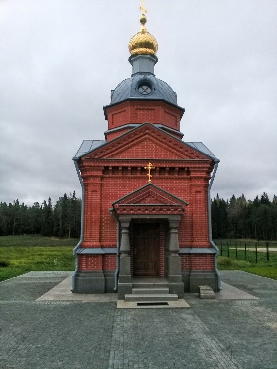 Валаамские острова. Спасо-Преображенский Валаамский монастырь. Часовня Германа Аляскинского. фасады