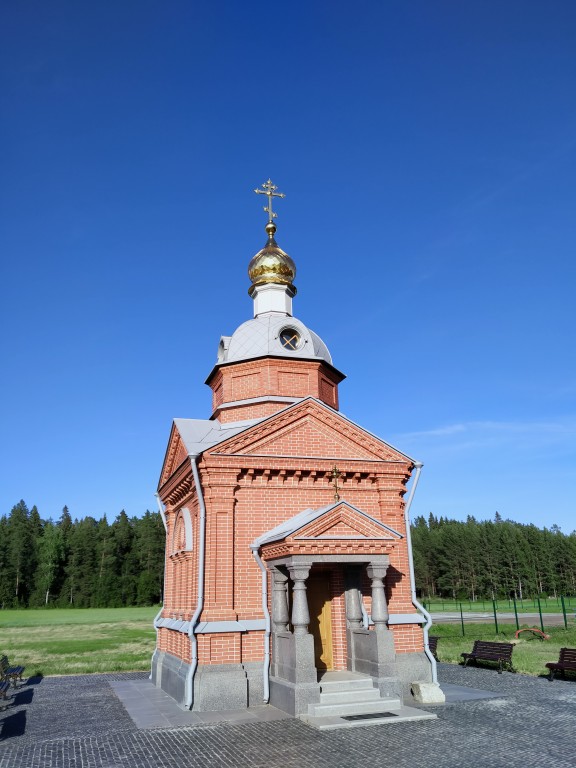 Валаамские острова. Спасо-Преображенский Валаамский монастырь. Часовня Германа Аляскинского. фасады