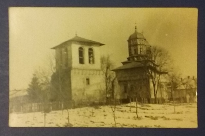 Монастырь Стелеа. Церковь Воскресения Христова, Тырговиште (Дымбовица, Румыния). архивная фотография, Почтовая фотооткрытка 1916 г.