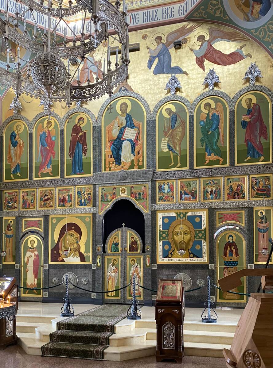 Кремль. Церковь Страстной иконы Божией Матери (новая), Нижегородский район (Нижний Новгород, город, Нижегородская область). интерьер и убранство, Главный иконостас